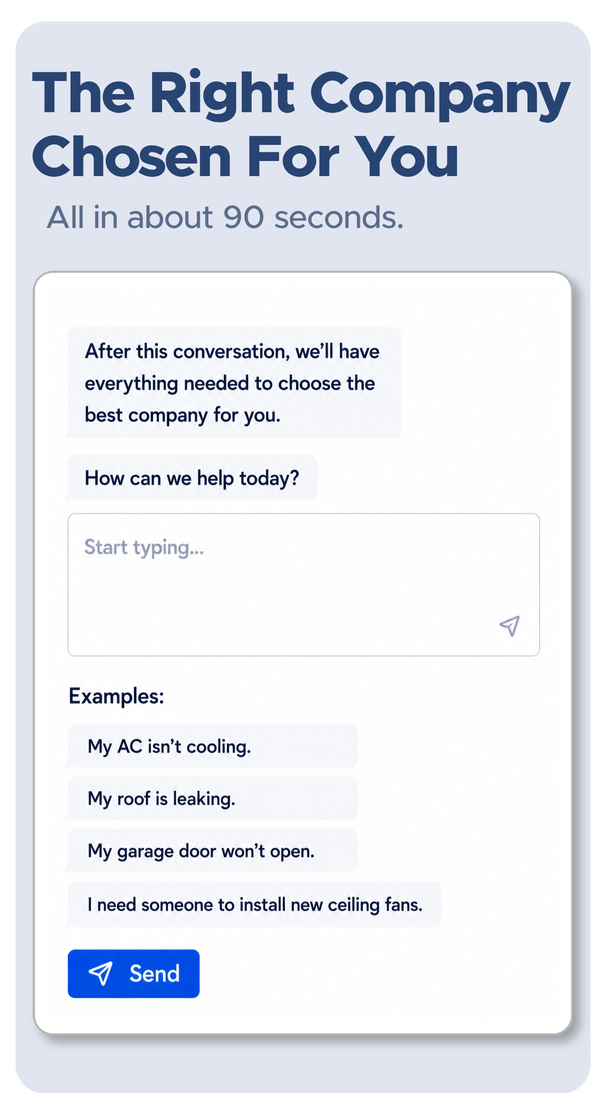 Help Me Choose A Mock Conversation
